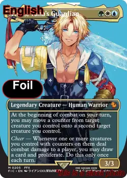 EN - Foil - Tidus, Yuna's Guardian (Borderless) - 205 - FIC - NM - Image 1