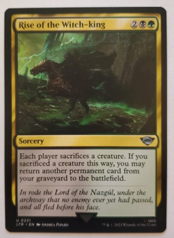 1x Rise of the Witch-king Lord of the Rings MTG Magic the Gathering NM - Image 1