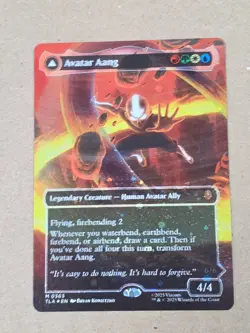 2025 MTG Avatar Aang / Master of Elements M 363 Raised Foil Magic Last Airbend - Image 1