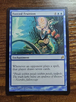 MTG Forced Fruition Lorwyn Blue Rare MAGIC THE GATHERING MTG CARD - Image 1