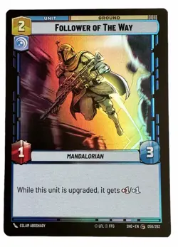 Follower of The Way 056/262 Foil Card Shadows Of The Galaxy Star Wars Unlimited - Image 1