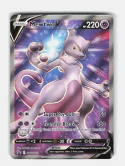 Mewtwo V Holo Promo SWSH: Sword & Shield Promo Cards SWSH229 NM - Image 1
