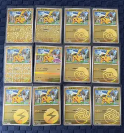 Pokemon Tcg Chinese Gem Pack Vol 5 Captain Pikachu Cards Bundle Inc Stamped - Image 1