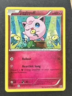 Pokemon Card Jigglypuff XY Base Set Common 87/146 MP - Image 1