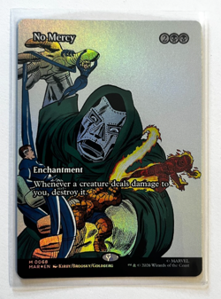 MTG – Marvel Super Heroes – No Mercy Foil - Mythic 0068 - Image 1