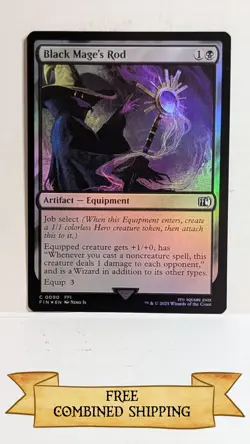 Black Mage's Rod Foil - Image 1
