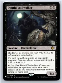 Dauthi Voidwalker 81 Rare Modern Horizons 2 Magic: The Gathering Near Mint - Image 1