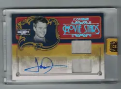 JOSH DUHAMEL 2008 Donruss Celebrity Cuts AUTO DUAL COSTUME RELIC #12/45 STARS SP - Image 1