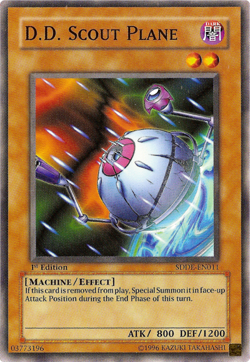 D.D. Scout Plane [SDDE-EN011] Common Near Mint Unlimited - Yugioh single - Image 1