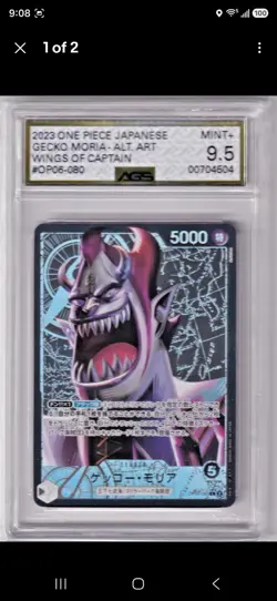 5 Card ONE PIECE AGS Graded Card Lot. All Cards Pictured Included. - Image 4