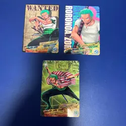 One Piece AR Card Dass Zoro 3-Card Set - Image 1