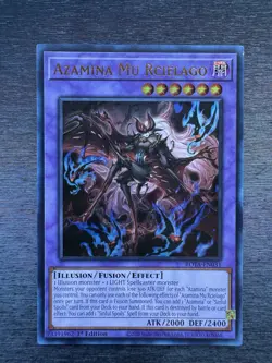 YuGiOh! Azamina Mu Rcielago ROTA - Error Misprint Anubis Shift 1st Ed Near Mint - Image 2