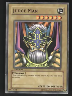 Judge Man SDK-007 Starter Deck: Kaiba Yu-Gi-Oh 1st Edition NM - Image 1