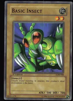 Basic Insect LOB-008 The LOB Eyes White Dragon Yu-Gi-Oh 1st Edition NM - Image 1