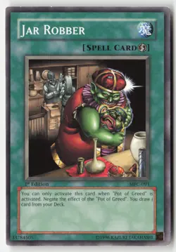 Yugioh - Jar Robber MFC-091 1st Edition - Magician's Force - Image 1