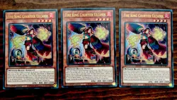 3x Fire King Courtier Ulcanix | MP25-EN262 | Ultra Rares | NM | 1st Ed | YuGiOh! - Image 1