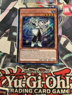 Crowley, The Gifted Magistus Secret Rare BLMM-EN044 Yugioh Dracotail - Image 1