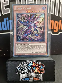 CORI-EN001 Black Chaos Secret Rare 1st Ed YuGiOh - Image 1