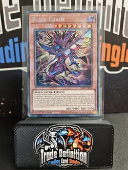 CORI-EN001 Black Chaos Secret Rare 1st Ed YuGiOh - Image 3