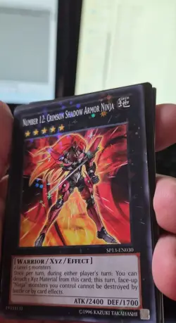 Number 12: Crimson Shadow Armor Ninja (Starfoil) SP13-EN030 Star Pack 2013... - Image 1