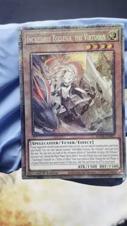 Yugioh Incredible Ecclesia, The Virtuous BODE-EN007 Starlight Rare 1st Ed NM - Image 2