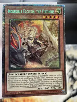 Yugioh Incredible Ecclesia, The Virtuous BODE-EN007 Starlight Rare 1st Ed NM - Image 3