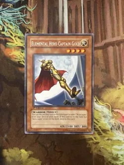 Elemental Hero Captain Gold - DP06-EN004 - Rare - 1st Edition LP Yugioh - Image 1