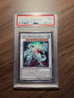 2010 YU-GI-OH! STARSTRIKE BLAST 1ST ED. #STBL-EN040 SHOOTING STAR DRAGON PSA 9 - Image 1
