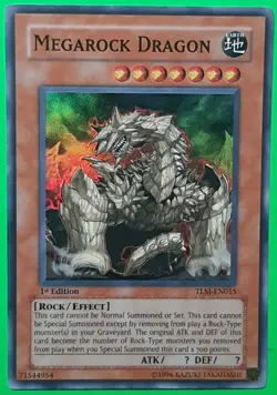Yu-Gi-Oh! TCG - Megarock Dragon - Ultimate Rare 1st Edition - TLM-EN015 - NM - Image 1