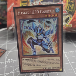 Konami Yu-Gi-Oh! TCG Masked HERO Fountain BLGG-EN029 1st Ed Secret Foil ENG - Image 1