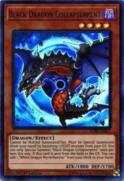 Black Dragon Collapserpent - BLHR-EN077 - Ultra Rare - 1st Edition - Lightly Pla - Image 1
