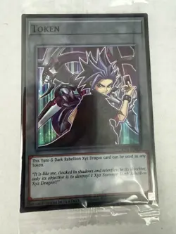 Yu-Gi-Oh! - Yuto & Dark Rebellion Xyz Dragon Token (SEALED) - Chaos Origins - Image 1