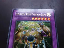 Yugioh - Elemental Hero Thunder Giant TLM-EN036 Ultimate Rare 1st Edition - Image 5