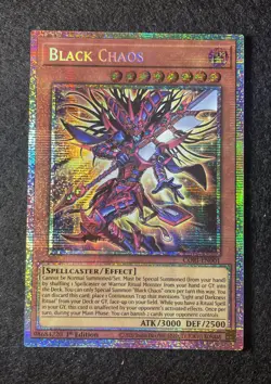 YU-GI-OH BLACK CHAOS 1ST ED STARLIGHT RARE - CORI-EN001 - Mint - In Hand !! - Image 1
