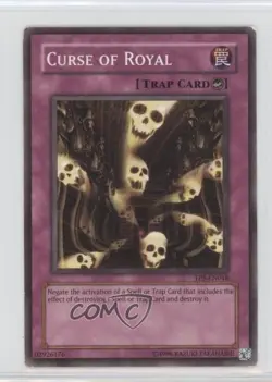 Curse of Royal YuGiOh Tournament Pack 5 #TP5-EN018 2004 READ - Image 1