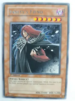 Yu-Gi-Oh! TCG Vanity's Fiend CDIP-EN017 1st Edition Rare - Image 1