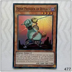 Djinn Presider of Rituals - THSF-EN037 - Super Rare 1st Edition Yugioh - Image 1