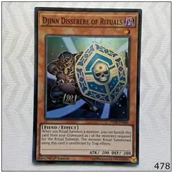 Djinn Disserere of Rituals - THSF-EN040 - Super Rare 1st Edition Yugioh - Image 1