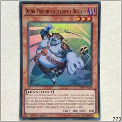 Djinn Prognosticator of Rituals - THSF-EN039 - Super Rare 1st Edition Yugioh - Image 1