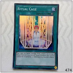 Ritual Cage - THSF-EN055 - Super Rare 1st Edition Yugioh - Image 1