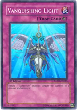 Yugioh! LP Vanquishing Light - LODT-EN089 - Super Rare - Unlimited Edition Light - Image 1