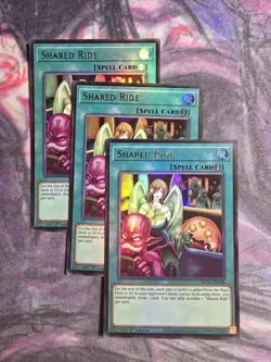 3x Shared Ride 1st Edition Ultra Rare BLGG-EN108 Yu-Gi-Oh! - Image 1