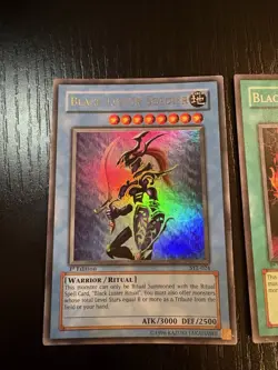 Yu-Gi-Oh! 2-Card Lot Black Luster Soldier (BLS) SYE-024, Ritual SYE-025 1st Ed - Image 2
