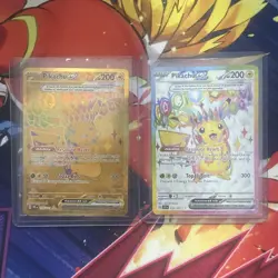 Pikachu EX Prismatic Evolutions Holo Card 179/131 bundle - Image 1