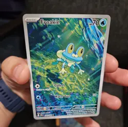 Froakie 088/086 Illustration Rare ME04: Chaos Rising Pokemon Holo NM Full Art! - Image 1