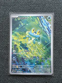 Froakie 088/086 Illustration Rare ME04: Chaos Rising Pokemon Holo NM Full Art! - Image 1