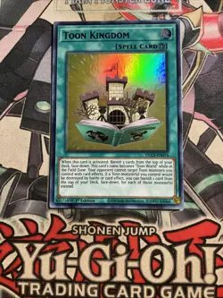 Toon Kingdom Ultra Rare 1st Edition DLCS-EN074 Yugioh Blue - Image 1