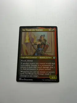 Tor Wauki the Younger LP Foil Etched Dominaria United Magic: The Gathering - Image 1