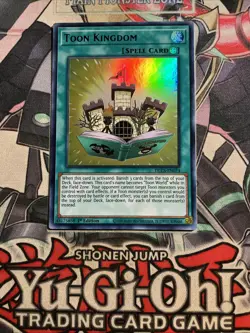 Toon Kingdom Ultra Rare 1st Edition DLCS-EN074 Yugioh Purple - Image 1