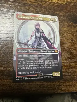 Lightning, Army of One (0320) (Borderless) Final Fantasy Regular - Image 1